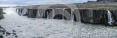 Selfoss waterfall, Northeast Iceland Stock Photo