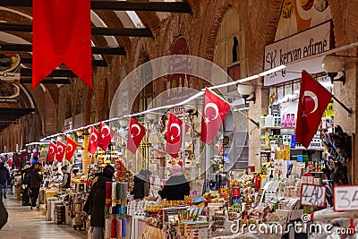 Selimiye Arasta Bazaar in Edirne, Turkiye Editorial Stock Photo