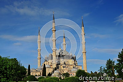 The Selimiye Mosque, Edirne Turkey Stock Photo