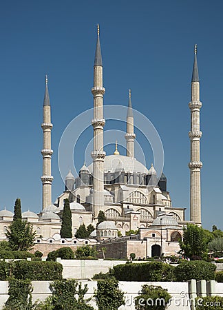 Selimiye Mosque in Edirne Stock Photo