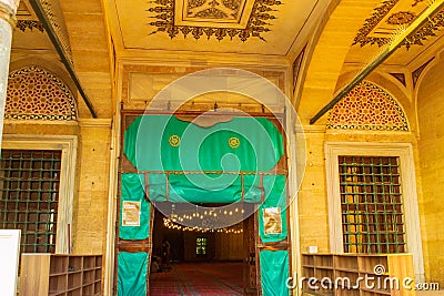 Selimiye Mosque entrance Edirne city Turkey Editorial Stock Photo