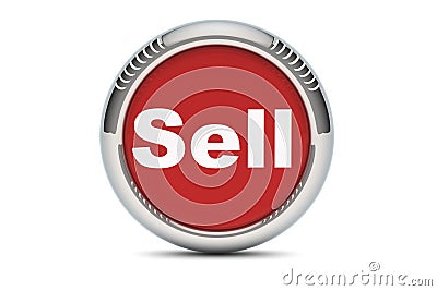 Sell button Stock Photo