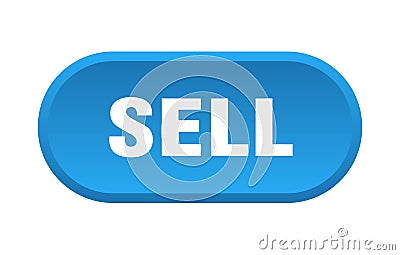 sell button Vector Illustration