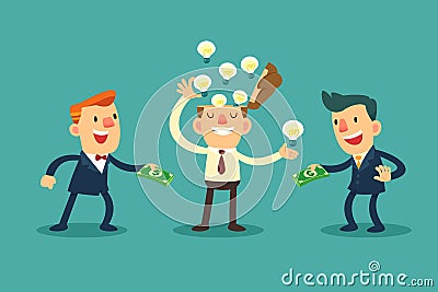 Sell your idea Vector Illustration