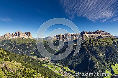 Sella Group - Dolomites Mountains, Italy Stock Photo
