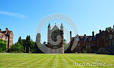 Selwyn college in Cambridge, Great Britain Stock Photo