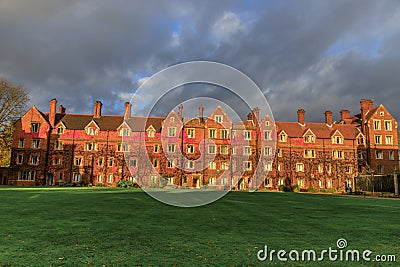 Selwyn College established in 1882 Editorial Stock Photo