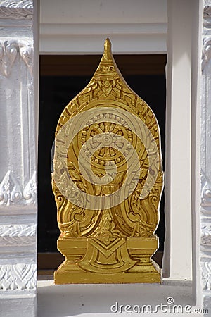 Sema is a symbol of Buddhism Stock Photo