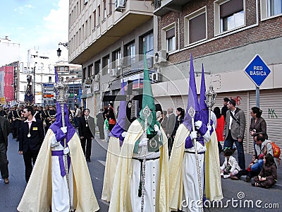 Semana Santa ( Holy Week ) Procession Editorial Stock Photo