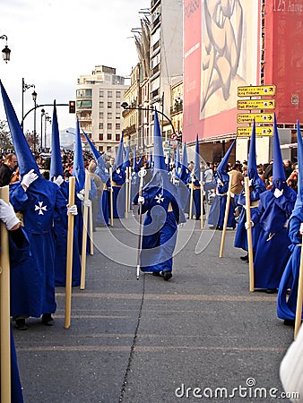 Semana Santa ( Holy Week ) Procession Editorial Stock Photo