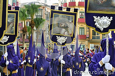 Semana Santa in Spain Editorial Stock Photo