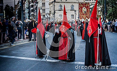 Semana Santa, Valencia Editorial Stock Photo