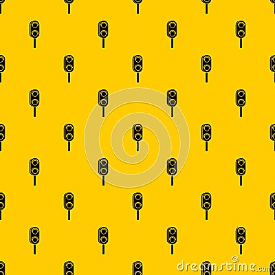 Semaphore trafficlight pattern vector Vector Illustration