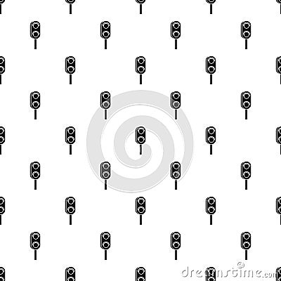 Semaphore trafficlight pattern vector Vector Illustration