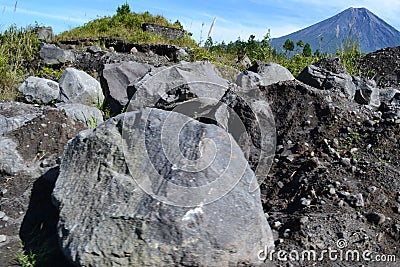 SEMERU MOUNTAIN EAST JAVA INDONESIA Stock Photo