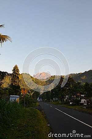 SEMERU MOUNTAIN EAST JAVA INDONESIA Editorial Stock Photo