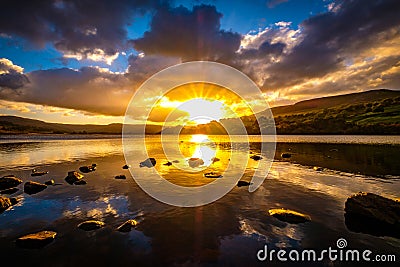 Semerwater in the Yorkshire Dales, England Stock Photo