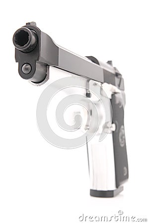 Semi Auto handgun Stock Photo