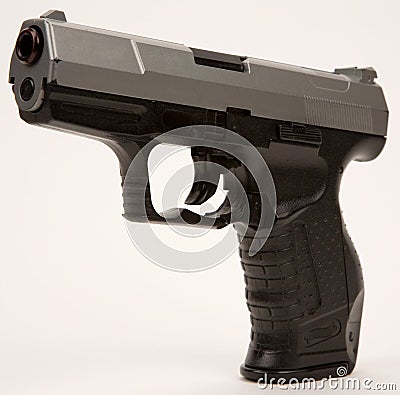 Semi Automatic Hand Gun Stock Photo