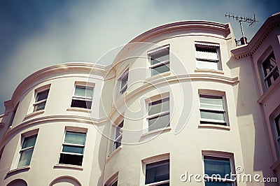 Semi-detached house. Stock Photo