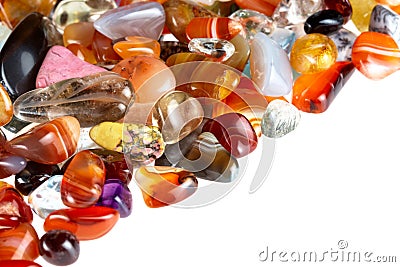 Semi-precious gems Stock Photo