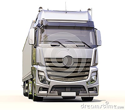 Semi-trailer truck Stock Photo