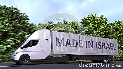 Modern Electric Car Charging At The Charger Station. 4k 3d Animation