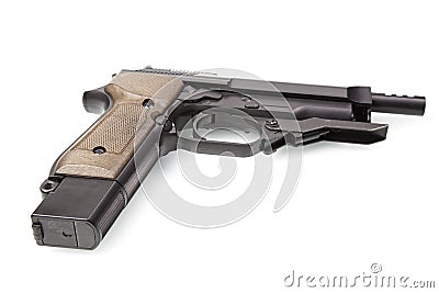 Semiautomatic pistol Stock Photo