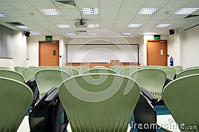 Seminar Room Stock Photo