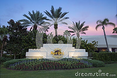 Seminole Hard Rock Hotel & Casino Editorial Stock Photo