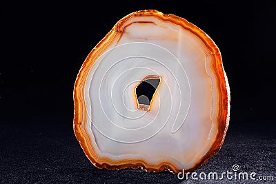 semiprecious stone agate from Brazil Stock Photo