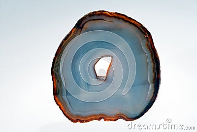 semiprecious stone agate from Brazil Stock Photo