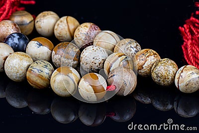 Semiprecious stones balls Stock Photo