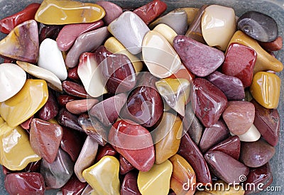 Semiprecious stones. Gem market. Stock Photo