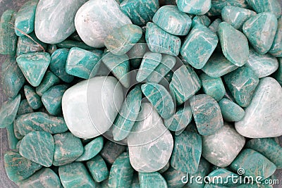 Semiprecious stones. Gem market. turquoise Stock Photo