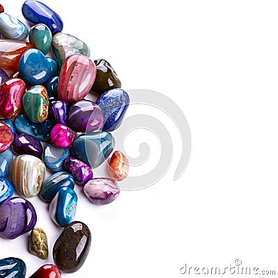 Semiprecious stones Stock Photo