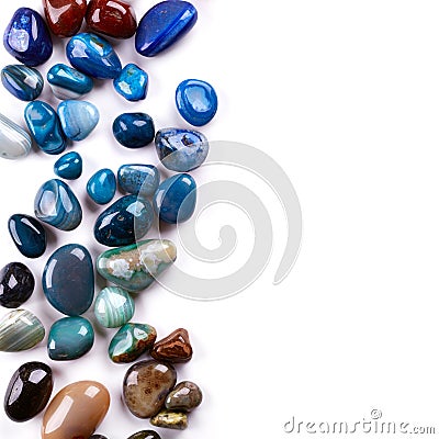 Semiprecious stones Stock Photo