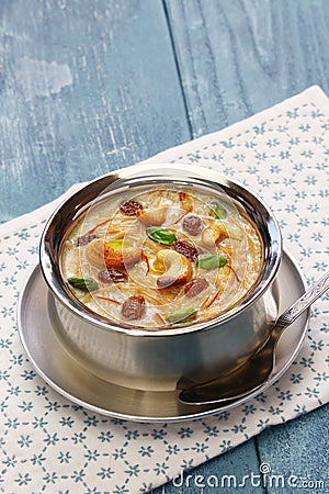 Semiya payasam, indian vermicelli kheer with coconut milk Stock Photo