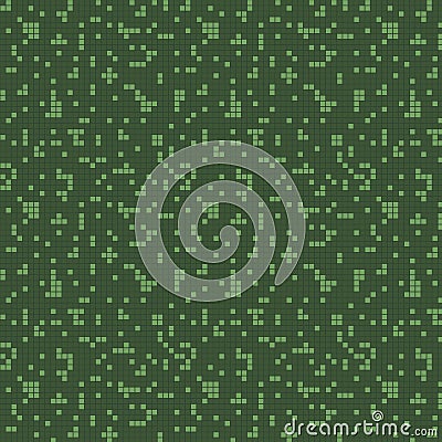 Semless pattern green squares Vector Illustration