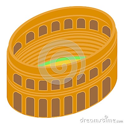 Senate amphitheater icon isometric vector. City travel Stock Photo