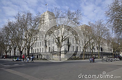 University of London, Senate House, Bloomsbury Editorial Stock Photo