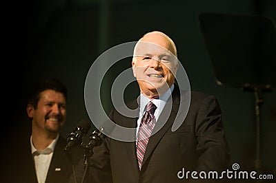 Senator John McCain Horizontal Smiling 2 Editorial Stock Photo