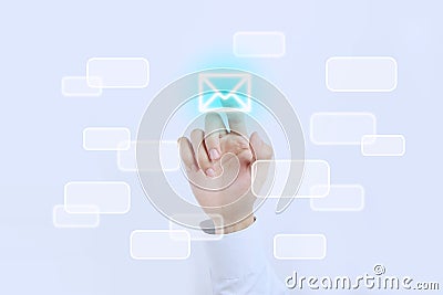 Send message Stock Photo