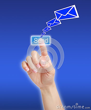 Send message Stock Photo