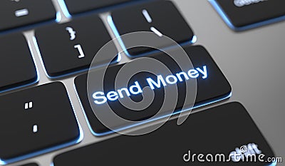 Send money concept Stock Photo