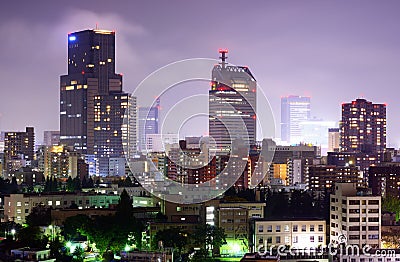 Sendai Cityscape Stock Photo