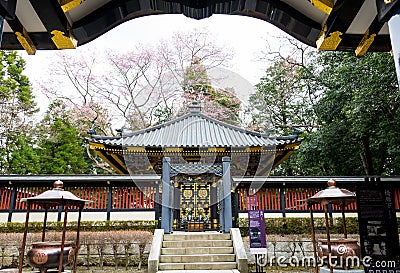 SENDAI, JAPAN - 12 april 2017, Japanese Traditional Architecture Editorial Stock Photo