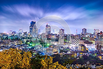 Sendai, Japan Cityscape Stock Photo