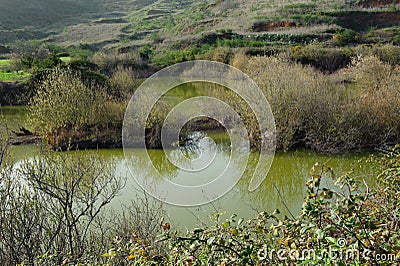 Sendero Las Charcas De Erjoy Stock Photo