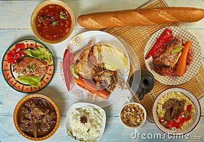 Senegalese African cuisine Stock Photo